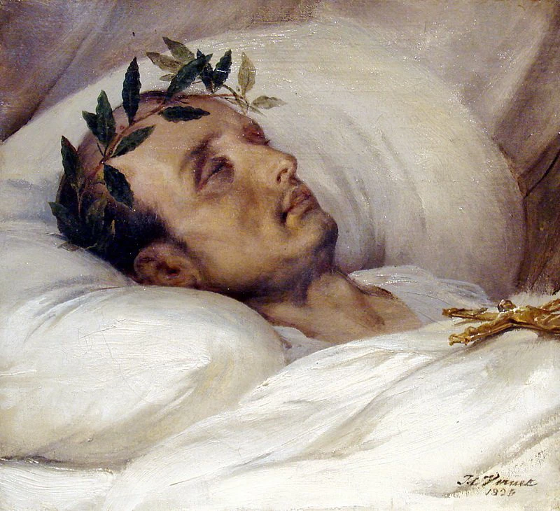 120-Napoleone sul letto di morte - Musée national de la Légion d'Honneur et des Ordres de Chevalerie